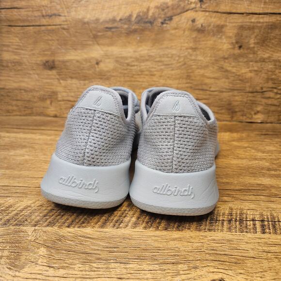 Allbirds Tree Runner Light Grey knit low top lace up sneaker sz 8 washable - Picture 7 of 8